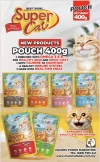 400G SUPERCAT POUCH WET FOOD  Cat Snack Cat