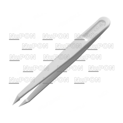 93307 White Plastic Tweezers