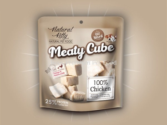 Natural Kitty C Meaty Cube 100% Chicken 60g