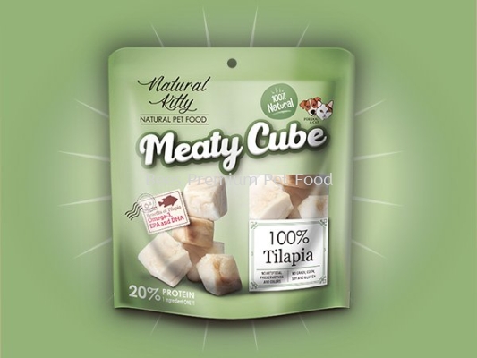 Natural Kitty C Meaty Cube 100% Tilapia 60g