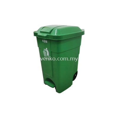 KBM 70L Mobile Garbage Bin With Pedal