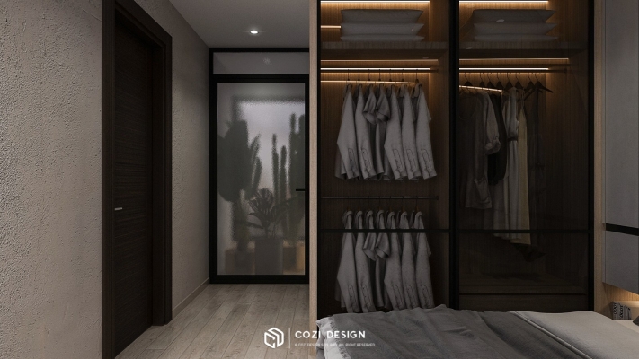 Wardrobe Design - Gem Residence Perai