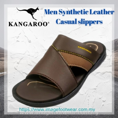 KANGAROO MEN SANDAL-KM-3839-BROWN Colour