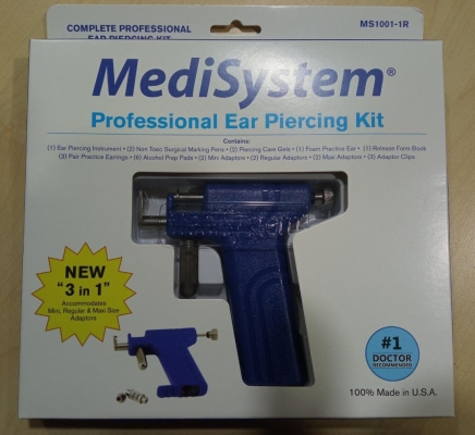 MediSystem Professional Ear Piercing Kit '' 3in 1 ''