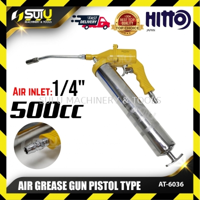 HITTO AT-6036 1/4" 500CC Pistol Type Air Grease Gun