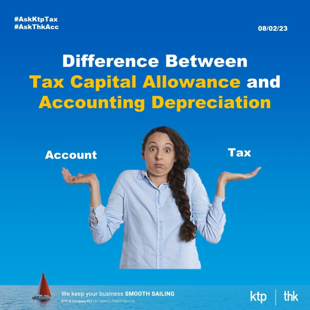 Difference Between Tax Capital Allowance and Accounting Depreciation