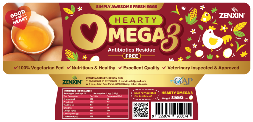 Hearty Omega 3 Simply Awesome Fresh Eggs