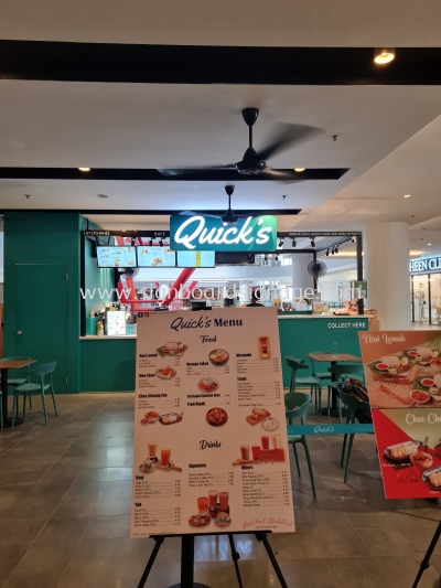 Quicks - Indoor 3D LED Frontlit Signage -Ampang 