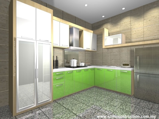 Kitchen Cabinet Design By Kulai Contractor