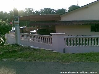 Fence Wall Renovation Sample In Kulai Johor Bahru / Johor Jaya / Pasir Gudang Fence Design Fence Malaysia Reference Renovation Design 