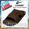 Connec Extra Size Men Casual Slippers-CS-89-8368-BROWN Colour Men Sandals & Slippers