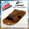 Connec Extra Size Men Casual Slippers-CS-89-8412-COFFEE Colour Men Sandals & Slippers