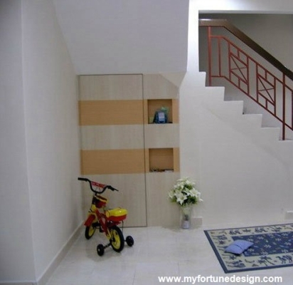 Under Staircase Store Design Sample In Johor Bahru