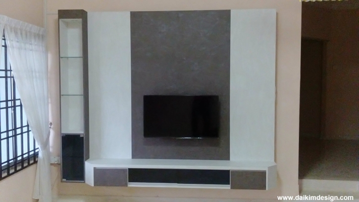 TV Wall & Cabinet Works Reference In Kulai 