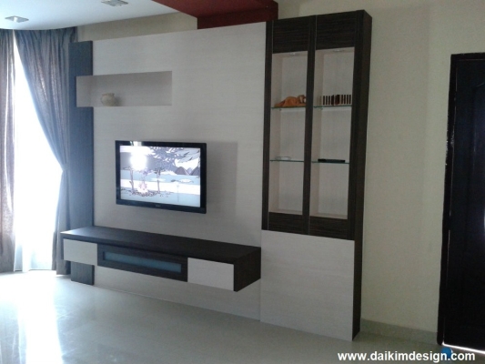 TV Wall & Cabinet Works Reference In Kulai 