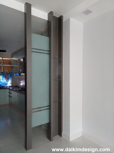 Home Feature Partition Wall Design - Kulai