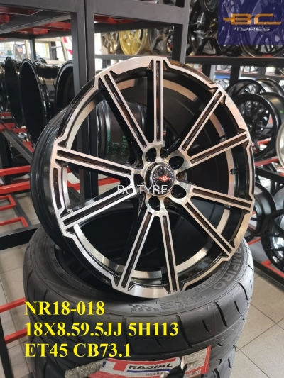 NR18-018 18X8.5/9.5JJ 5H113 ET45 CB73.1