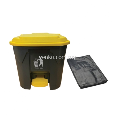 74cm x 90cm Black Garbage Bag (L Size)