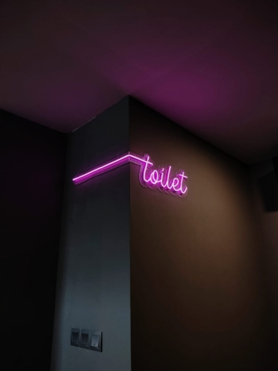 Creative Toilet Neon