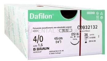 DAFILON BLUE SUTURE 4/0 (NON ABSORBABLE) , #C0932132 , B.BRAUN