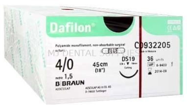 DAFILON BLUE SUTURE 4/0 ( NON ABSORBABLE) , #C0932205 , B.BRAUN