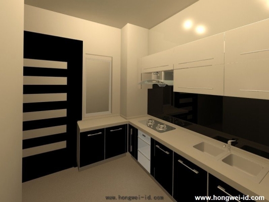 Rekaan 3D Kabinet Dapur - Johor Bahru