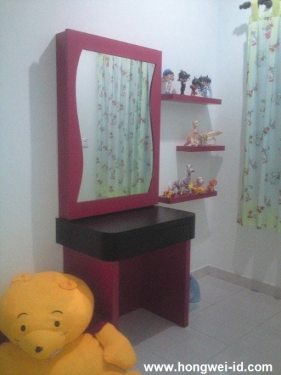 Dressing Table & Cabinet 3D Design - Johor Bahru