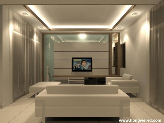 Living Hall 3D Design - Johor Bahru