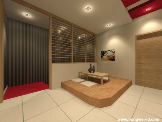 Living Hall 3D Design - Johor Bahru