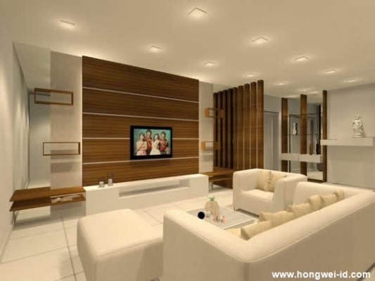 Living Hall 3D Design - Johor Bahru