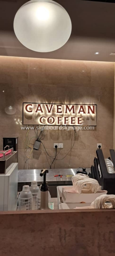 Gaveman Coffee - Indoor 3D LED Backlit Signage - Ampang 