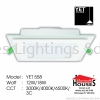 YET 558 12W 18W SQ GLASS YETPlus Led Downlight