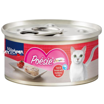 VITAKRAFT POESIE TUNA & TOMATO WITH KANIKAMA 70G