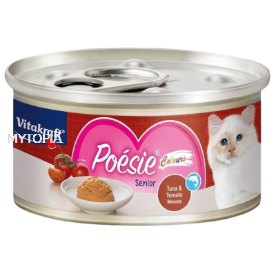 VITAKRAFT POESIE SENIOR TUNA & TOMATO MOUSSE 70G