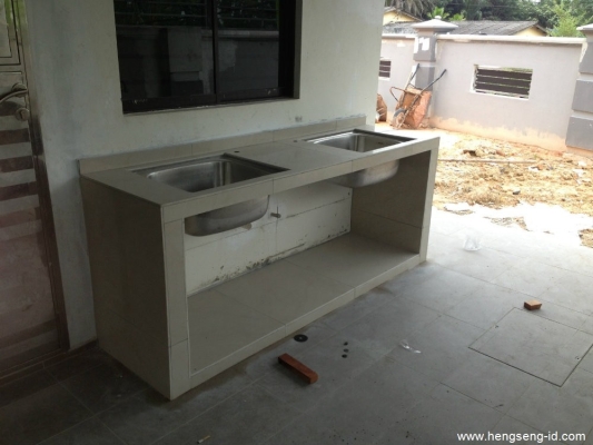 Wet Kitchen Cabinet Works By Johor Bahru Contractor