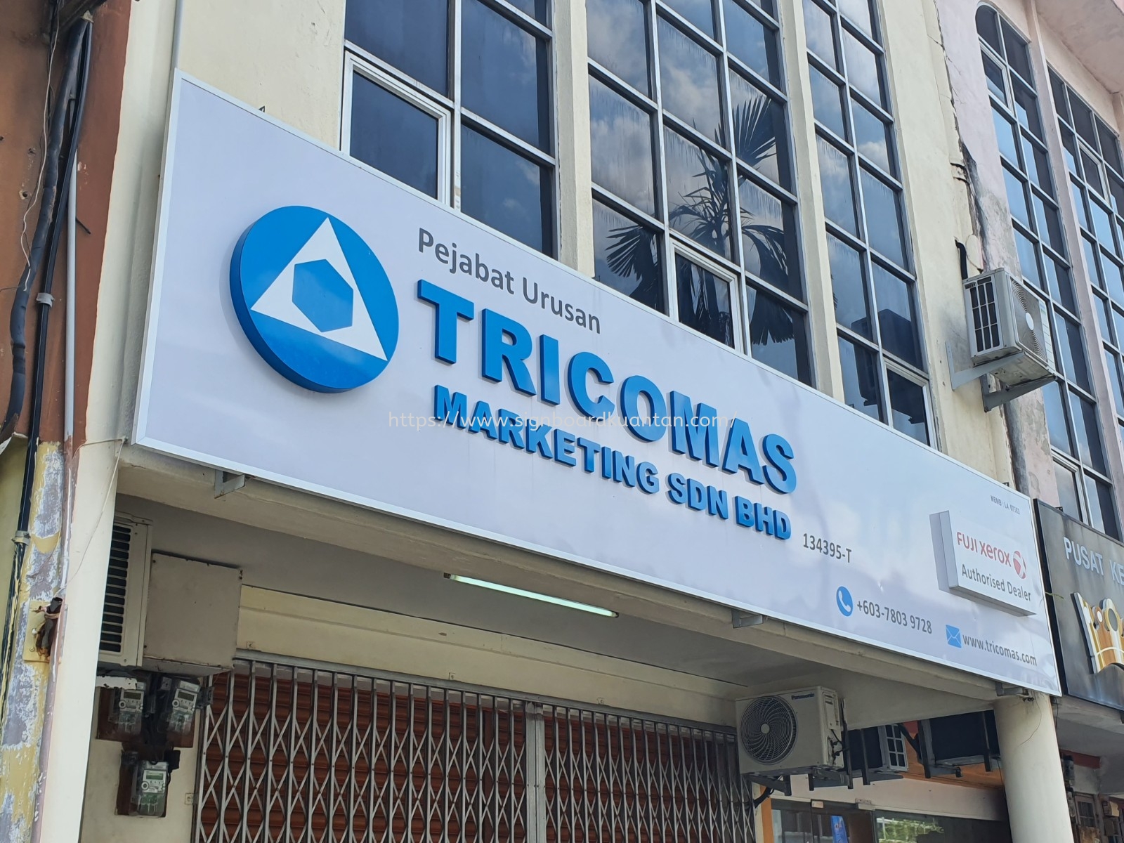 TRISOMAS 3D LED FRONTLIT SIGNAGE SIGNBOARD AT PAHANG KUANTAN