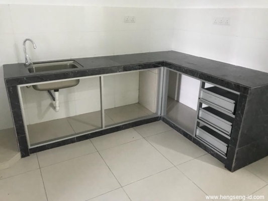 Dry Kitchen Cabinet Works By Johor Bahru Contractor