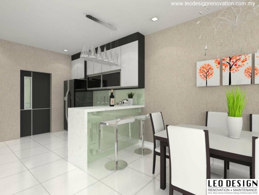 Rekaan 3D Kabinet Dapur Oleh Pereka Bentuk Skudai