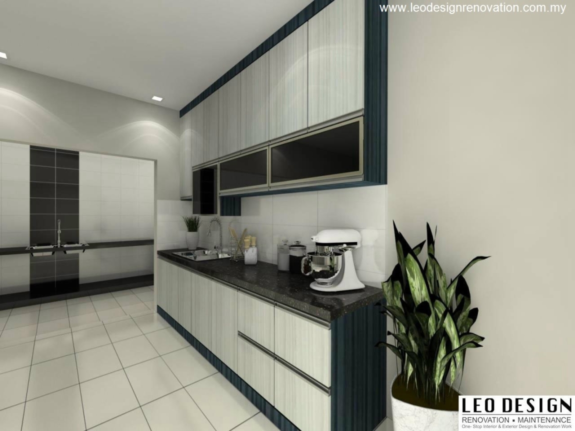 Rekaan 3D Kabinet Dapur Oleh Pereka Bentuk Skudai Johor Bahru / Johor Jaya / Pasir Gudang / Ulu Tiram / Skudai / Bukit Indah Rekaan 3D Kabinet Dapur Reka Bentuk 3D