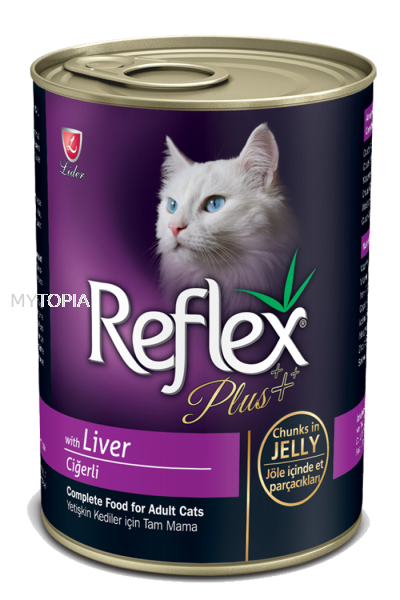 REFLEX PLUS LIVER CHUNKS IN JELLY 400G