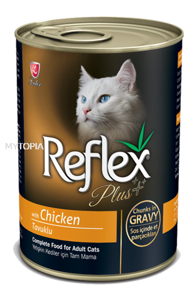 REFLEX PLUS CHICKEN CHUNKS IN GRAVY 400G