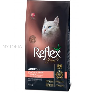 REFLEX PLUS *HAIRBALL & INDOOR SALMON 15KG