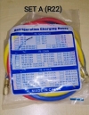 Air Cond Charging Hose (1.5 meter) R22 R32 R410 R134 R404 R407 Equipment & Hardware