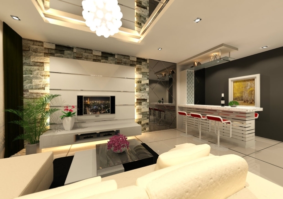 Renovation 3D Design Draw Reference By Penang Interior Designer