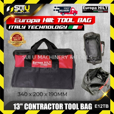 EUROPA HILT E12TB 13" Contractor Tool Bag