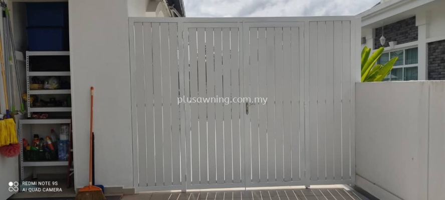 SWING GATE WITH ALUMINIUM @JALAN ECOHILL 3/1D, SEMENYIH, SELANGOR