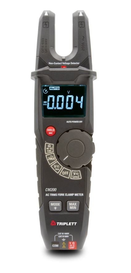 200A TRUE RMS OPEN JAW CLAMP METER (CM200)