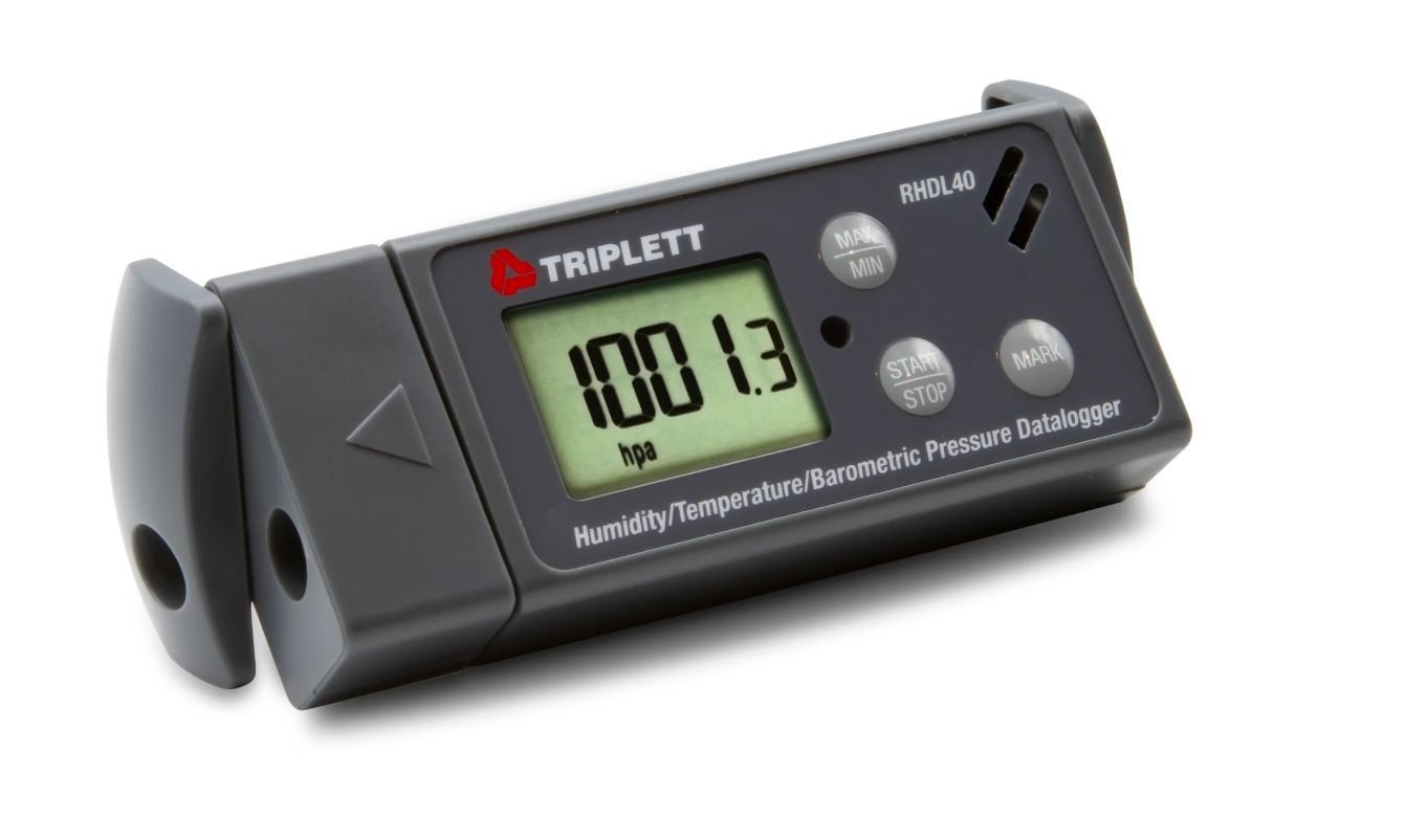 TEMPERATURE, HUMIDITY, & BAROMETRIC PRESSURE USB-PDF DATALOGGER - RHDL40