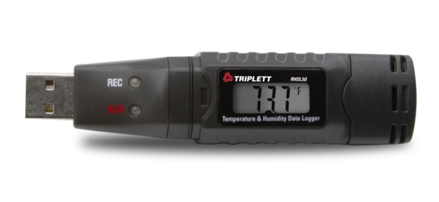 TEMPERATURE AND HUMIDITY DATALOGGER WITH LCD, USB - (RHDL50)