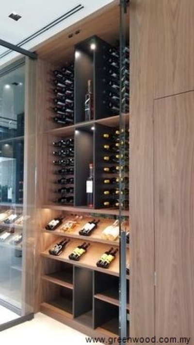 Wine Cabinet Design In Selangor